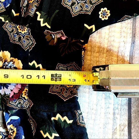 Vintage 80s Maggie Lawrence Midi Dress Sz XS - Picture 5 of 6